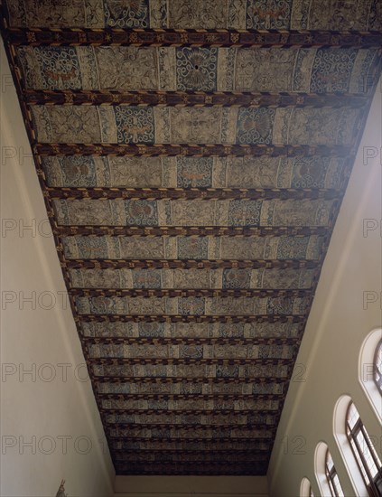 TECHUMBRE DE LAS ESCALERAS DE ACCESO AL SALON DEL TRONO
ZARAGOZA, ALJAFERIA-CORTES ARAGON
ZARAGOZA
This image is not downloadable. Contact us for the high res.