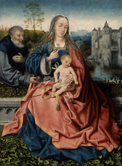 MAESTRO DE FRANCFORT
LA SAGRADA FAMILIA-HACIA 1508-OLEO/TABLA-77X75 CM
MADRID, MUSEO THYSSEN-BORNEMISA
MADRID