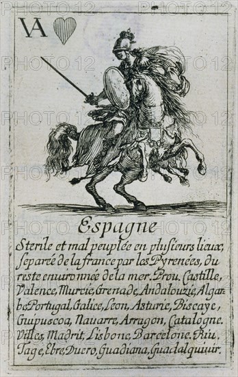 BELLA DELLA STEFFANO
INICIO PREPRONDERANCIA FRANCESA EN JUEGO DE CARTAS-ESPAÑA-E.R.2947
MADRID, BIBLIOTECA NACIONAL
MADRID