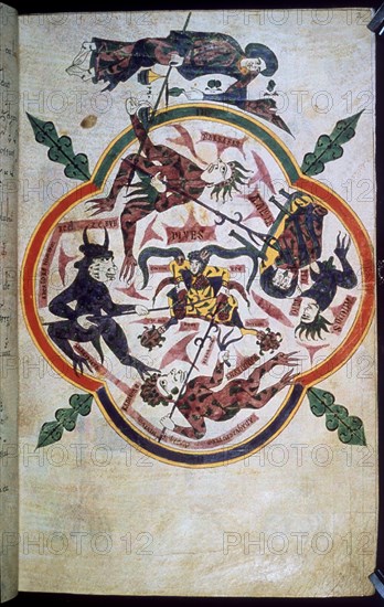 BEATO DE SILOS-INFIERNO-MS ADD 11695-F2-ARCANGEL S MIGUEL
LONDRES, BRITISH MUSEUM LIBRARY
INGLATERRA
This image is not downloadable. Contact us for the high res.