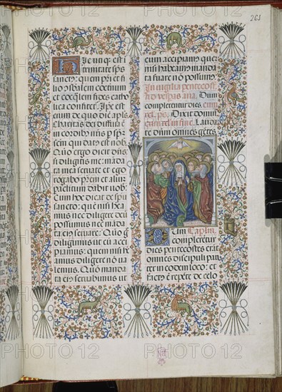 BREVIARIO DE ISABEL LA CATOLICA-V 18-8 F261-ESCRITURA GOTICA
MADRID, BIBLIOTECA NACIONAL
MADRID