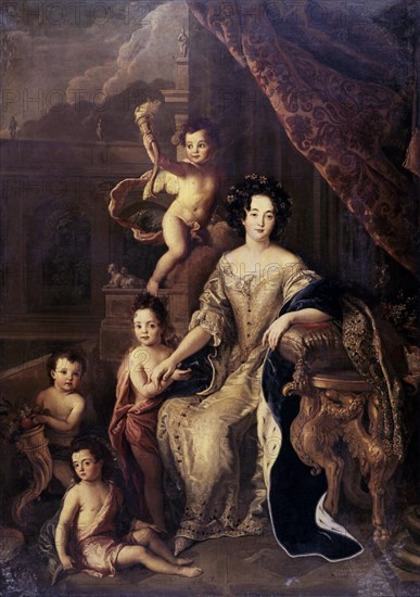 MIGNARD PIERRE 1612/93
Z-RETRATO DE MARIA DE MONTESPAN Y SUS HIJOS
VERSALLES, MUSEO PALACIO
FRANCIA