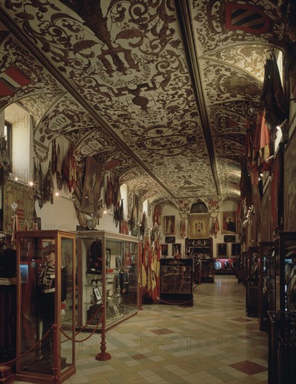 CARBONEL ALONSO
INTERIOR-SALON DE REINOS-BARROCO(HOY CON PIEZAS DEL MUSEO)
MADRID, MUSEO DEL EJERCITO
MADRID