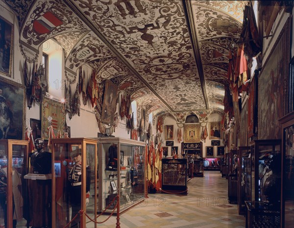 CARBONEL ALONSO
INTERIOR-SALON DE REINOS-BARROCO(HOY CON PIEZAS DEL MUSEO)
MADRID, MUSEO DEL EJERCITO
MADRID