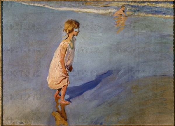 Sorolla, Fillette au noeud bleu