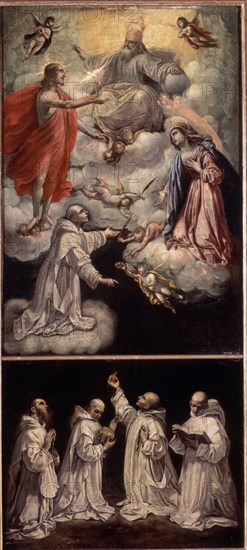 MANETTI RUTILIO 1571-1639
VISION DE SAN BRUNO-NP 2688-9 - LIENZO DIVIDIDO EN DOS:66X84-1,20X84
Madrid, musée du Prado