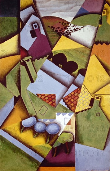 GRIS JUAN 1887/1927
CASAS DE CERET 1913 OLEO-LIENZO 100 X 65 CM
MADRID, COLECCION PARTICULAR
MADRID