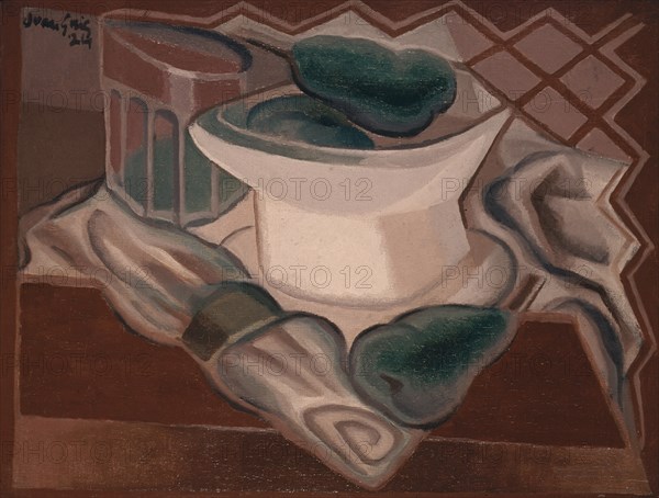 GRIS JUAN 1887/1927
NATURALEZA MUERTA CON SEVILLETA 1924
MADRID, COLECCION PARTICULAR
MADRID