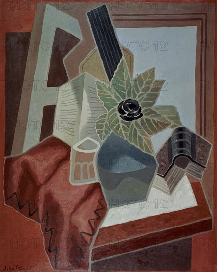 GRIS JUAN 1887/1927
COMPOSICION DE LA ROSA 1926 OLEO-LIENZO
MADRID, COLECCION PARTICULAR
MADRID