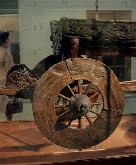 Chariot wheel from the Viking period
