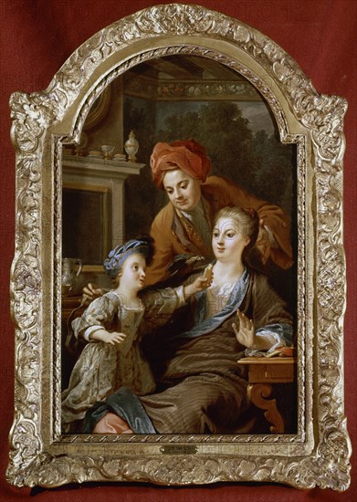 LOO VAN J B
LA FAMILIA DEL PINTOR-EL NIÑO ES LOUIS MICHEL VAN LOO(SU HIJO)
MADRID, COLECCION PARTICULAR
MADRID
