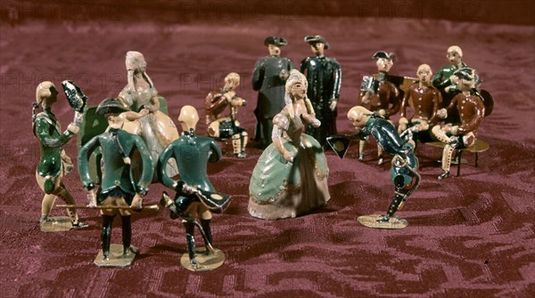 PALOMEQUE
ESCENA DE CORTE DEL S XVIII
MADRID, COLECCION PARTICULAR
MADRID