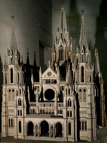 CUBAS FRANCISCO DE 1826/1898
MAQUETA DE LA CATEDRAL DE LA ALMUDENA
MADRID, CATEDRAL DE LA ALMUDENA
MADRID