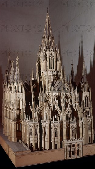 CUBAS FRANCISCO DE 1826/1898
MAQUETA DE LA CATEDRAL DE LA ALMUDENA
MADRID, CATEDRAL DE LA ALMUDENA
MADRID