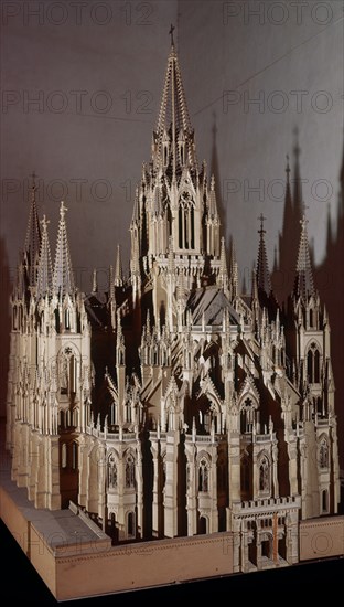 CUBAS FRANCISCO DE 1826/1898
MAQUETA DE LA CATEDRAL DE LA ALMUDENA
MADRID, CATEDRAL DE LA ALMUDENA
MADRID