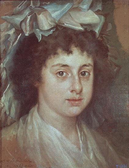 BAYEU FRANCISCO 1734/95
FELICIANA BAYEU HIJA DEL PINTOR A LA EDAD DE 13 AÑOS - 1787/88 - O/L - 38x30
Madrid, Museo del Prado