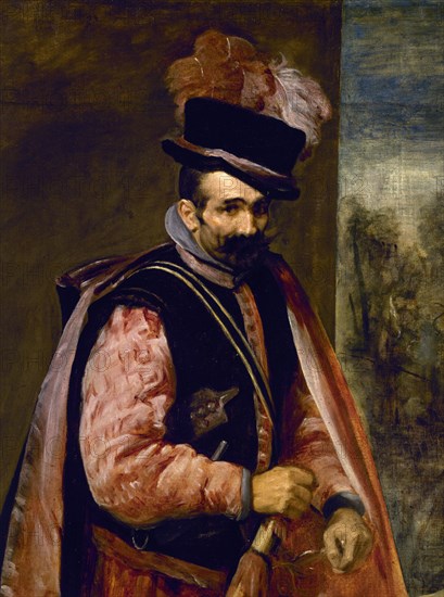 Velázquez, The Jester Named 'Don John of Austria' (detail)