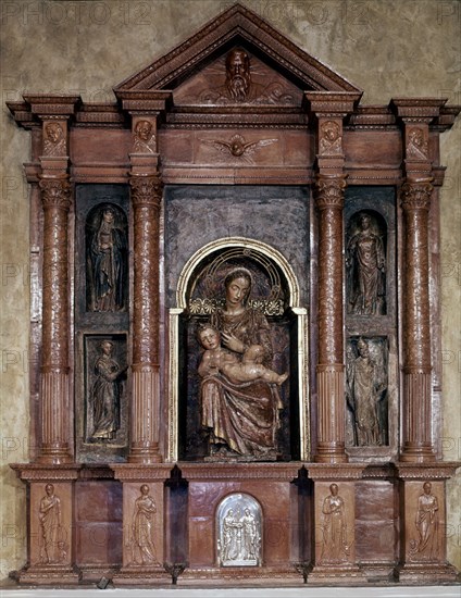 BANCES PEDRO DE
RETABLO DE LA VIRGEN DEL VALLE
PRAVIA, IGLESIA PARROQUIAL
ASTURIAS