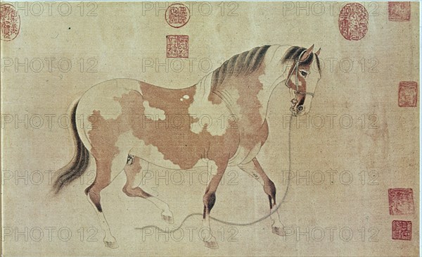 JEN JEN FA
EL CABALLO GRUESO(COLORES SOBRE SEDA)-1254-1327
PEKIN, MUSEO DE PEKIN
CHINA