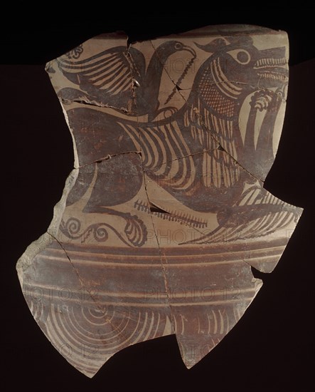 FRAGMENTO DE UN VASO DE ELCHE ARTE IBERICO
MADRID, MUSEO ARQUEOLOGICO NACIONAL
MADRID