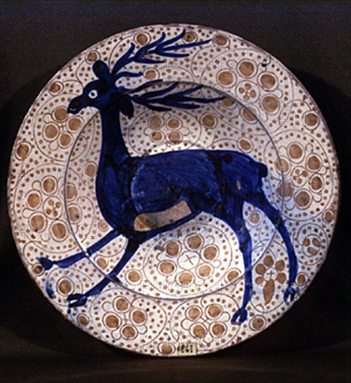 PLATO DE CERAMICA DE MANISES S XV
MADRID, MUSEO ARQUEOLOGICO NACIONAL
MADRID

This image is not downloadable. Contact us for the high res.