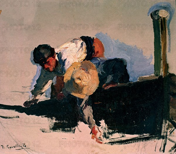 Sorolla, Repairing the Boat, Valencia