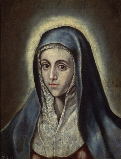 Le Greco, La Vierge Marie