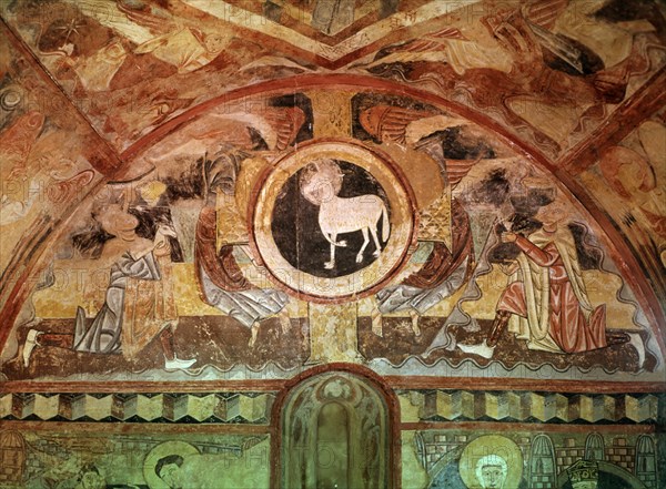ANONIMO
RETABLO DE MADERUELO SG XII - AGNUS DEI
Madrid, Museo del Prado