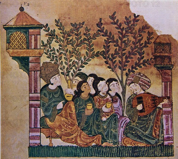 REPRODUCC-MINIATURA DE LA H DE BAYAD Y RIYAD (AL-ANDALUS S XI
VATICANO, BIBLIOTECA
VATICANO