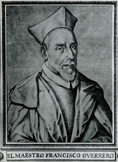 EL MAESTRO FRANCISCO GUERRERO - 1528-1599 - COMPOSITOR Y MAESTRO DE CAPILLA
Madrid, musée Lazaro Galdiano