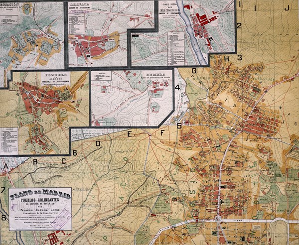 CAÑADA FACUNDO
PLANO DE MADRID Y PUEBLOS COLINDANTES-ARAVACA-PARDO-POZUELO-HUMERA-TETUAN-PRINCIPIOS S XX
MADRID, BIBLIOTECA NACIONAL
MADRID