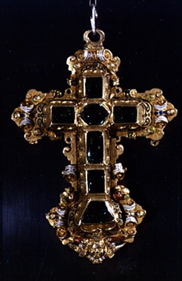 PECTORAL DE ORO ESMALTADO Y ESMERALDAS DEL S XVI
ORENSE, CATEDRAL
ORENSE