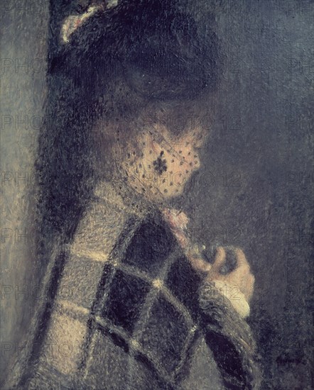 RENOIR AUGUSTE 1841/1919
MUCHACHA CON VELO
PARIS, MUSEO DE ORSAY
FRANCIA