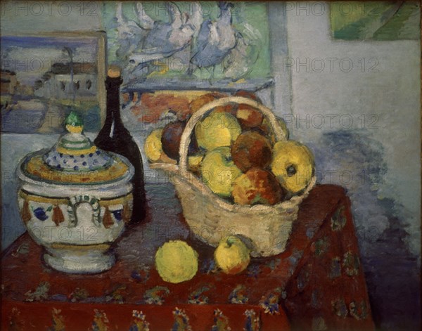CEZANNE PAUL 1839/1906
BODEGON DE LA SOPERA - OLEO SOBRE CUERO - 1883-1885 - IMPRESIONISMO FRANCES
PARIS, MUSEO DE ORSAY
FRANCIA