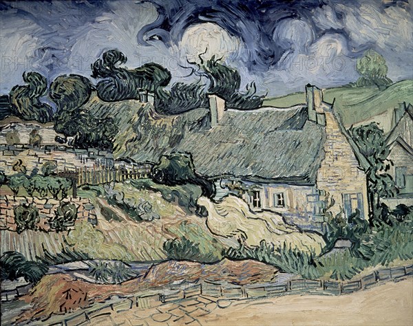 Van Gogh, Chaumes de Cordeville à Auvers-sur-Oise