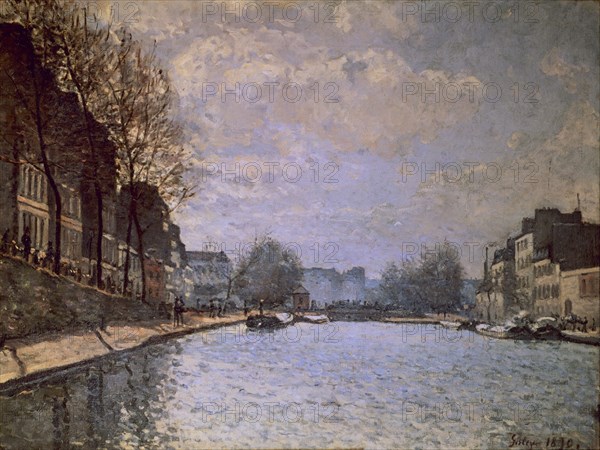 Sisley, Vue du canal Saint-Martin