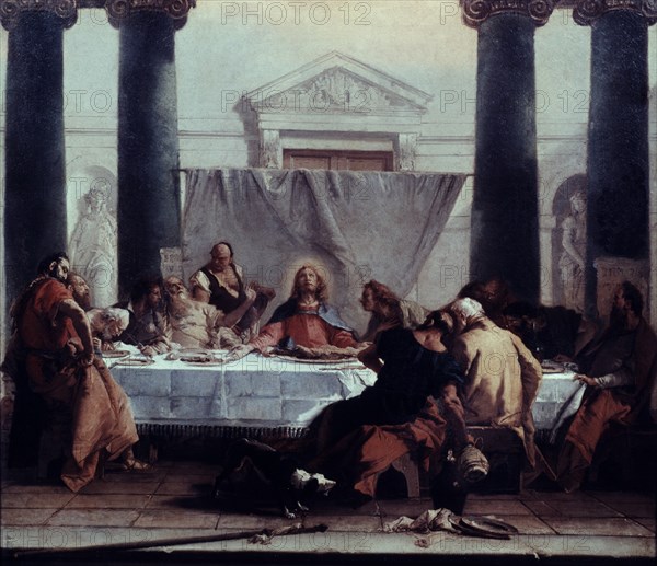 TIEPOLO GIOVANNI BATTISTA 1696/1770
LA ULTIMA CENA
PARIS, MUSEO LOUVRE-INTERIOR
FRANCIA