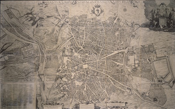 TEXEIRA PEDRO
PLANO DE LA VILLA DE MADRID 1656
MADRID, ARCHIVO HISTORICO VILLA
MADRID