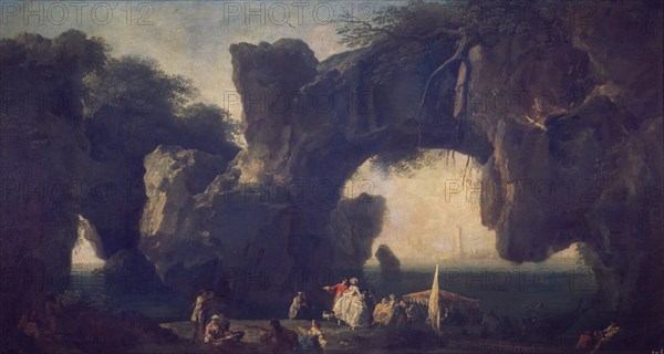 VERNET CLAUDE JOSEPH 1714/89
MARINA:VISTA DE SORRENTO-L.0,59X1,09-NP2350-S XVIII-ESCUELA FRANCESA
Madrid, Museo del Prado