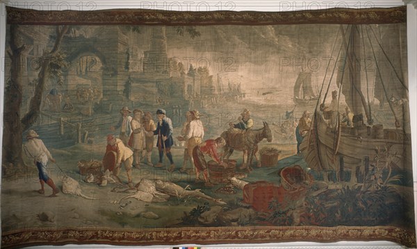 BORGHT VAN
TAPIZ-LA VUELTA DE LA PESCA-(SEGUN CARTON DE TENIERS)1740-2,7X5,40 CM
MADRID, BANCO EXTERIOR
MADRID