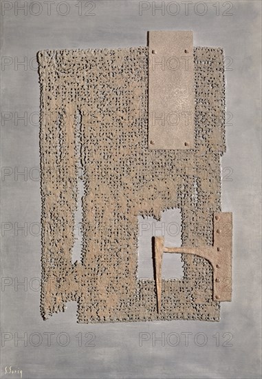 SORIA
ESPACIO SUGERENTE-MATERIA FERRICA-100X 75 CM-FECHA 1965
VALENCIA, BANCO EXTERIOR
VALENCIA