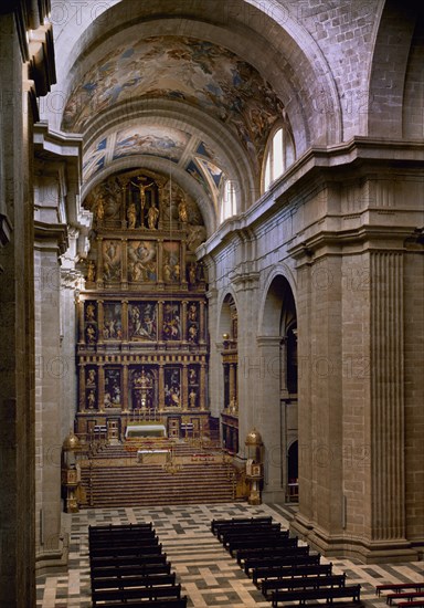 BASILICA-INT HACIA LA CABECERA-RETABLO DEL ALTAR MAYOR-FRESCOS DE LUCAS JORDAN Y LUCA CAMBIASSO
SAN LORENZO DEL ESCORIAL, MONASTERIO-INTERIOR
MADRID

This image is not downloadable. Contact us for the high res.