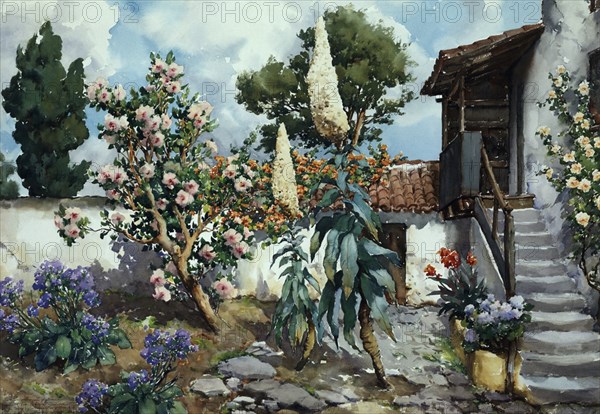 BONNIN MIRANDA F
PAISAJE-(PATIO CON JARDIN)-ACUARELA 61X85 CM
SANTA CRUZ, BANCO EXTERIOR
TENERIFE
This image is not downloadable. Contact us for the high res.