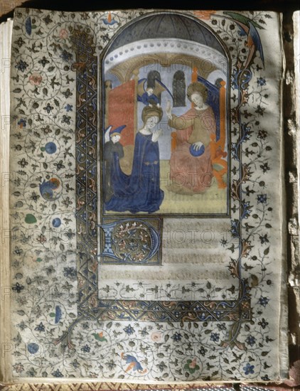 LIBRO HORAS DE ISABEL LA CATOLICA S XV
SEVILLA, BIBLIOTECA COLOMBINA
SEVILLA