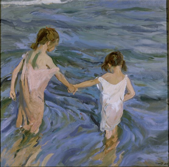 Sorolla, Fillettes se baignant