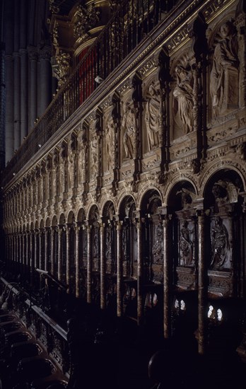 BERRUGUETE ALONSO 1488/1561
CORO-VISTA PARCIAL
TOLEDO, CATEDRAL CORO
TOLEDO