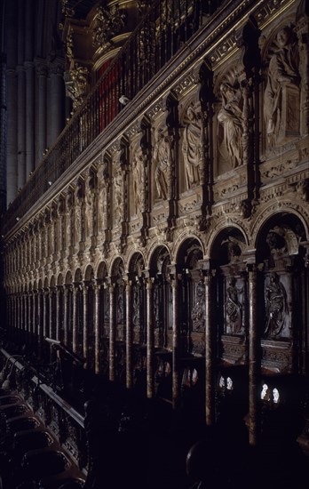 BERRUGUETE ALONSO 1488/1561
CORO-VISTA PARCIAL
TOLEDO, CATEDRAL CORO
TOLEDO