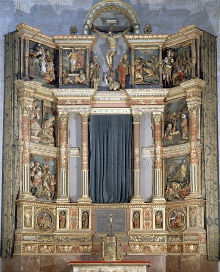 BERRUGUETE ALONSO 1488/1561
RETABLO DEL MONASTERIO DE LA MEJORADA/OLMEDO- 1523/6- RENACIMIENTO ESPAÑOL
VALLADOLID, MUSEO NACIONAL DE ESCULTURA-INTERIOR
VALLADOLID