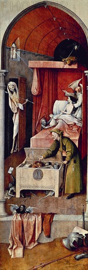 BOSCO EL 1450/1516
EL AVARO Y LA MUERTE ESCUELA HOLANDESA(*1450/+1516)
WASHINGTON D.F., NATIONAL GALLERY
EEUU