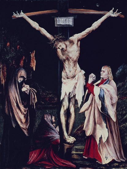 GRÜNEWALD MATTHIAS 1475/1528
CRUCIFIXION - S XVI - RENACIMIENTO ALEMAN
WASHINGTON D.F., NATIONAL GALLERY
EEUU